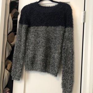 Black white and grey sweater